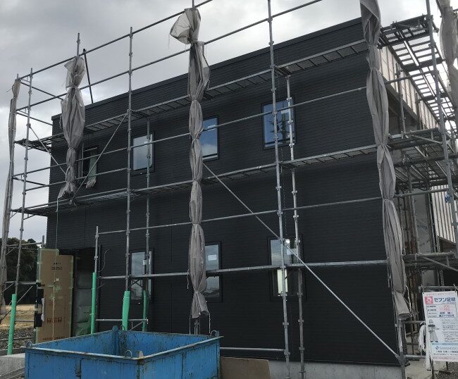 新モデルハウス建築中