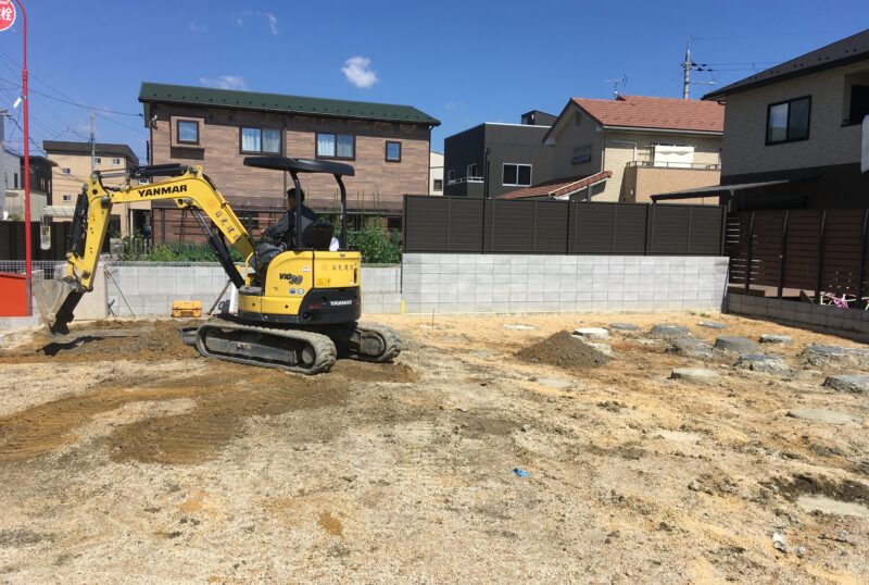 守山市にて基礎着工