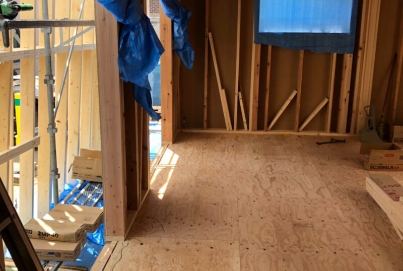守山市Ｍ様邸〜土台敷き、建て方〜
