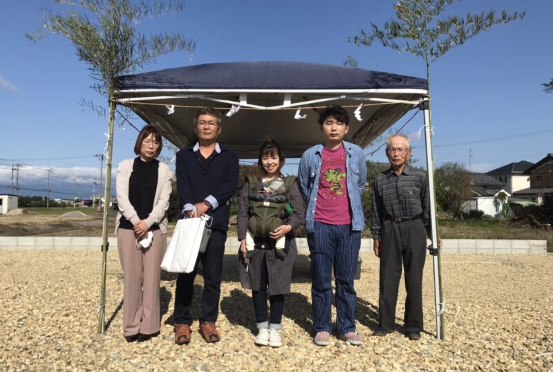 竜王町 K様邸～地鎮祭～